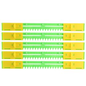 5 Pcs Durable Beehive Door Entrance Gate AntiEscape Beekeeper Plastic Tool(10 Frames For Chinese European 41cm) (Option: Default)